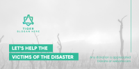 Help Disaster Victims Twitter Post Image Preview