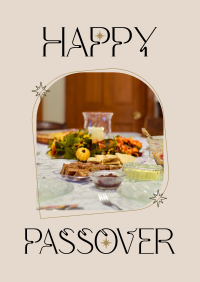 Passover Seder Plate Poster Design