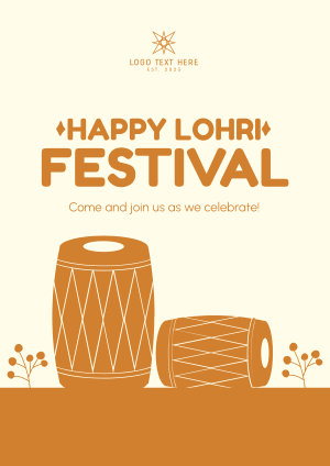 Happy Lohri Festival Flyer Image Preview