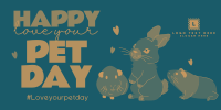 Happy Pet Day Twitter post Image Preview