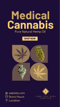 Healing Cannabinoids Facebook Story Design