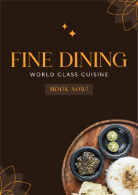 Fine Dining Poster Design