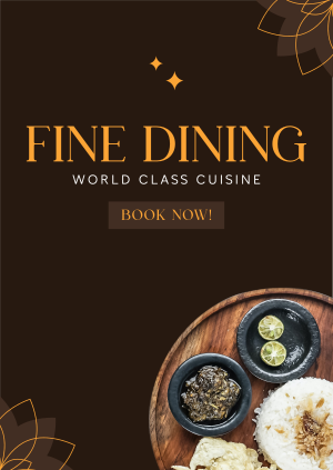 Fine Dining Poster Image Preview
