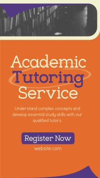 Academic Tutoring Service TikTok Video Preview