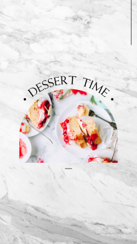 Dessert Time Delivery Facebook Story Design
