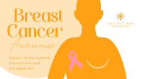 Breast Cancer Warriors Facebook Event Cover Design