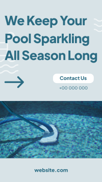 Pool Sparkling TikTok video Image Preview