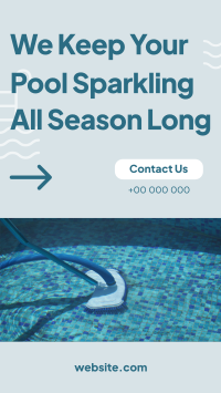 Pool Sparkling TikTok Video Image Preview