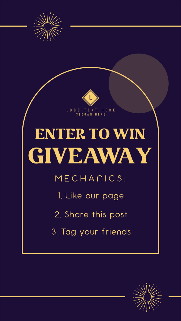 Giveaway Entry Instagram Story Design Image Preview