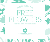 Free Flowers For You! Facebook post Image Preview
