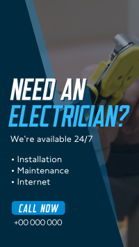 Quick Electrical Service Instagram Story Design