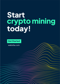 Crypto Mining Flyer Design