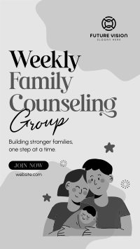 Weekly Family Counseling TikTok Video Design