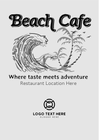 Surfside Coffee Bar Flyer Design