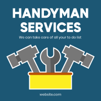 Handyman Professionals Instagram Post Design