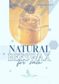 Beeswax For Sale Flyer Design