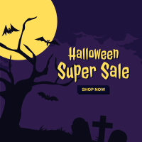 Halloween Super Sale Instagram post Image Preview