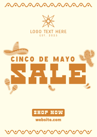 Cinco de Mayo Stickers Flyer Image Preview