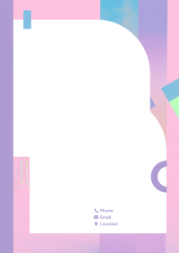 Funky Colors Letterhead Image Preview