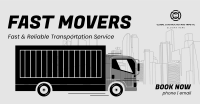 Long Truck Movers Facebook Ad Design