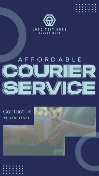 Affordable Courier Service TikTok video Image Preview