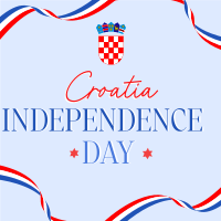 Croatia's Day To Be Free Instagram Post Design