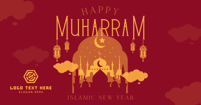 Peaceful and Happy Muharram Facebook Ad Image Preview