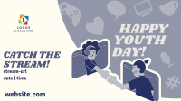 Youth Day Online Facebook event cover Image Preview