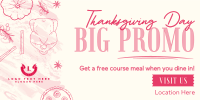 Hey it's Thanksgiving Promo Twitter post Image Preview