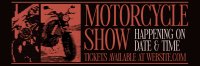 Retro Motorcycle Show Twitter Header Design