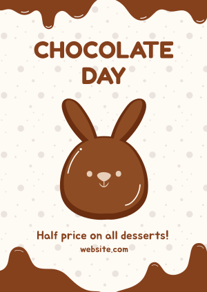 Chocolate Bunny Flyer Image Preview