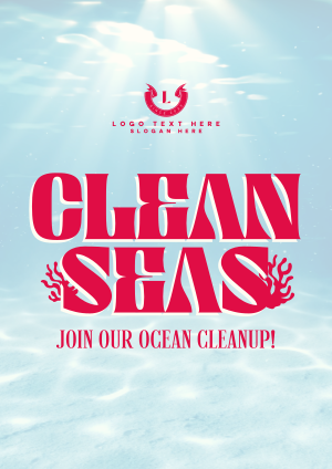 Clean Seas For Tomorrow Flyer Image Preview