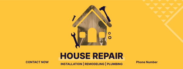 House Repair Company Facebook Cover Design Image Preview