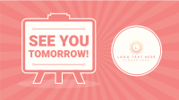 See you Signpost Facebook Event Cover Design