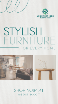 Stylish Furniture Store Instagram reel Image Preview