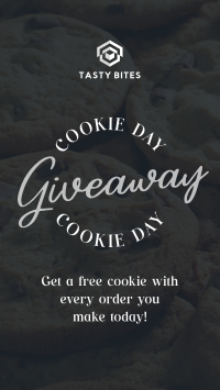 Cookie Giveaway Treats TikTok Video Design