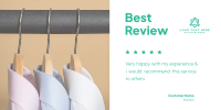 Best Fashion Review Twitter Post Design
