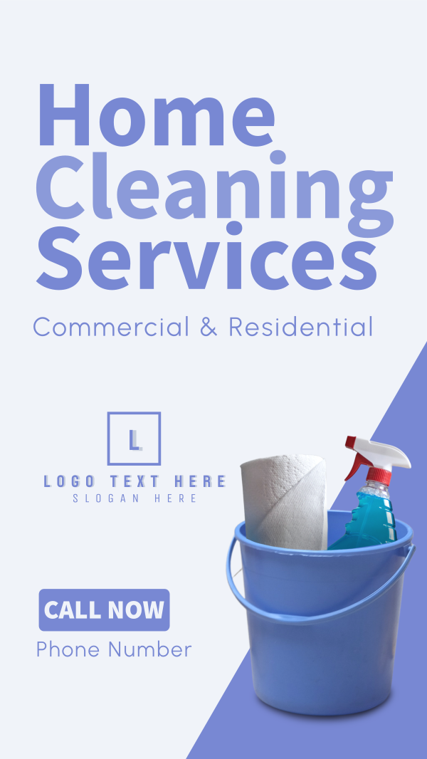 Cleaning Service Instagram Story Design Image Preview