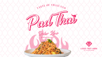 Authentic Pad Thai Facebook Event Cover Design