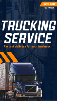 Trucking Delivery  Facebook story Image Preview