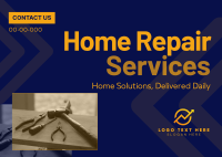 Home Repair Services Postcard Image Preview