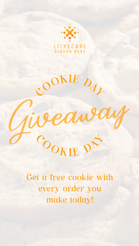 Cookie Giveaway Treats Facebook story Image Preview