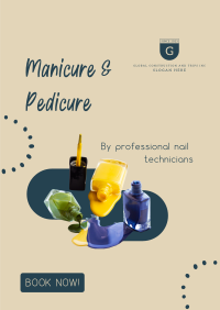Professional Nail Salon Poster Design