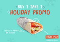 Shawarma Holiday Promo Postcard Image Preview
