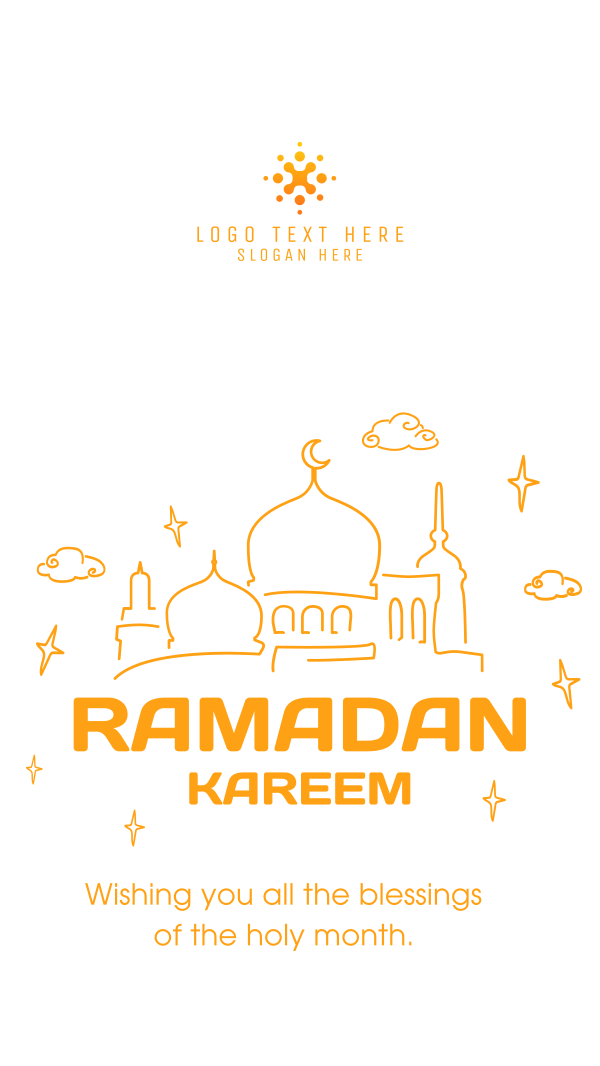 Ramadan Outlines Instagram Story Design Image Preview