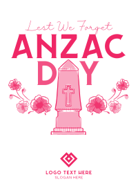Remembering Anzac Day Flyer Image Preview