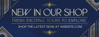 Art Deco New Items Facebook Cover Preview