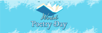 Happy Poetry Day Twitter Header Design