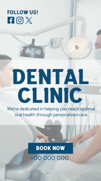 Dental Care Clinic Service Instagram Story Design