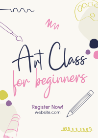 Doodle Class Poster Image Preview